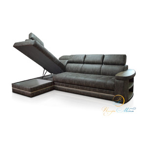 Угловой модульный диван Айпетри  (коричневый)